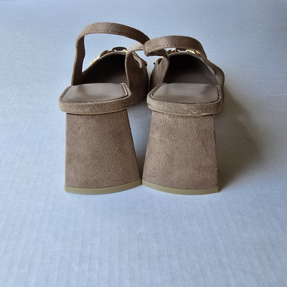 ZARA Suede Heels SIZE 41 - Picture 2 of 9